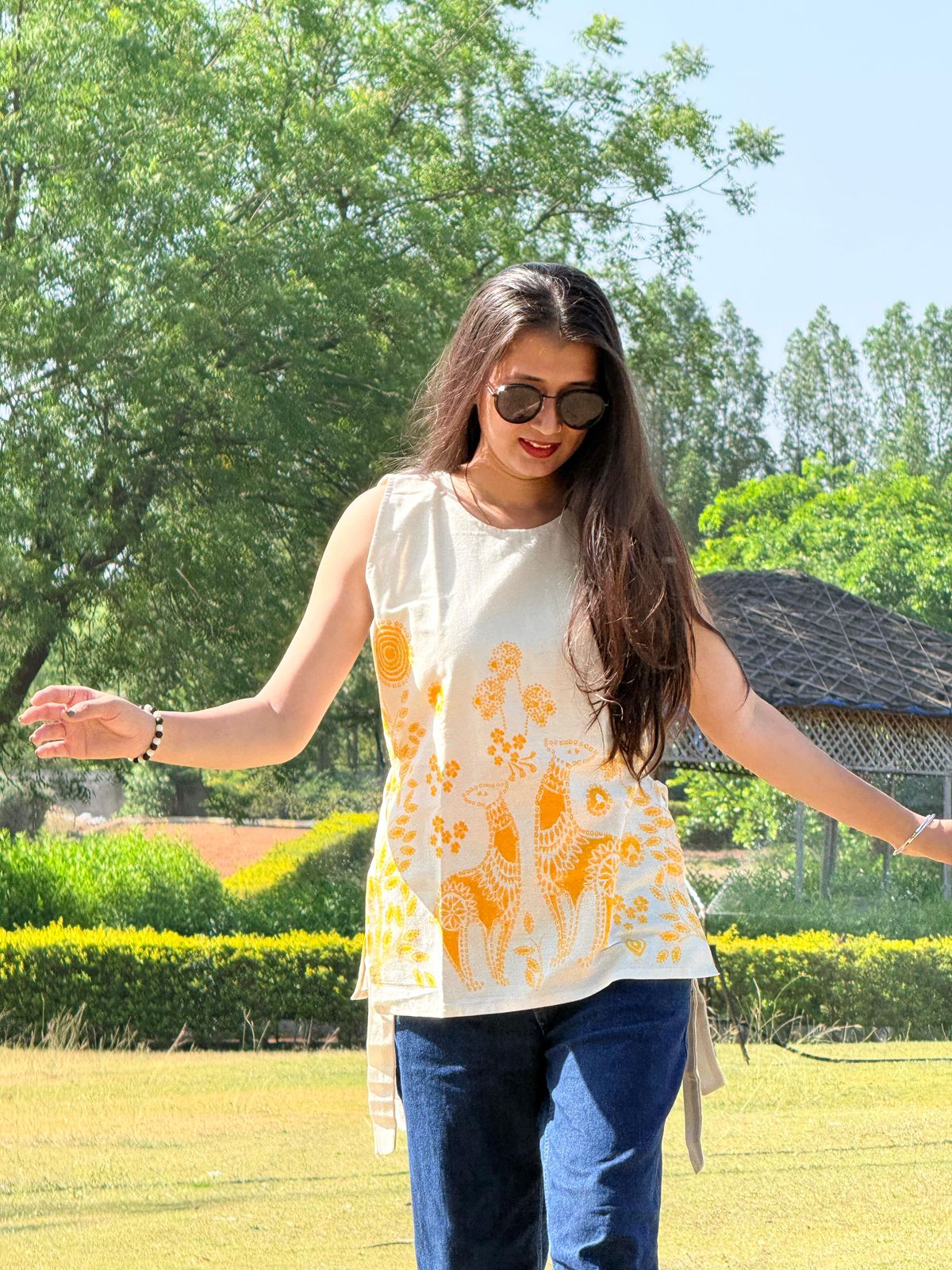 Deer Bloom Top